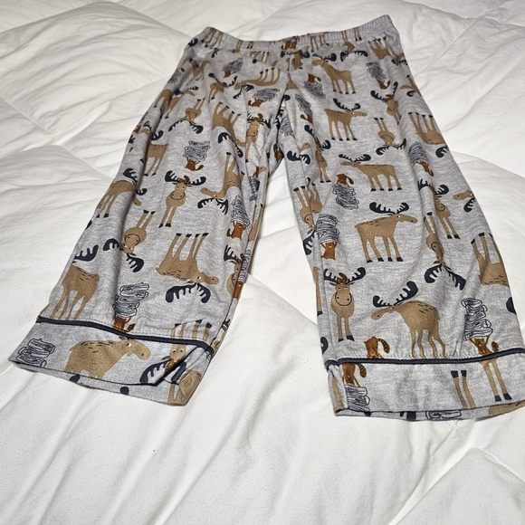 Simple Joys by Carter's - Moose Print 2-Piece PJ Set - Size 5T, New in Bag! - Picture 8 of 11